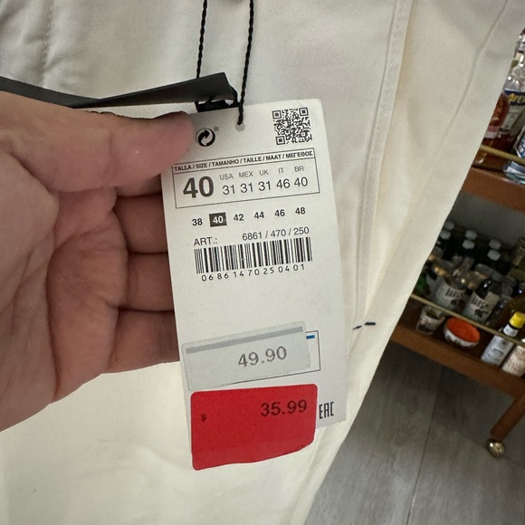 ZARA Man Basic Collection Chino Stretch pants - Size 31 (US) - Picture 3 of 5